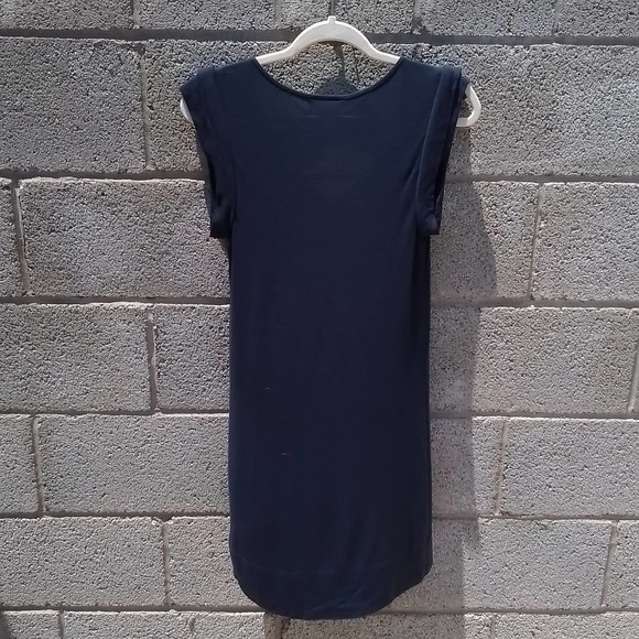 LOFT Midi Tee Dress Size XSmall Petite in Navy - Picture 2 of 5